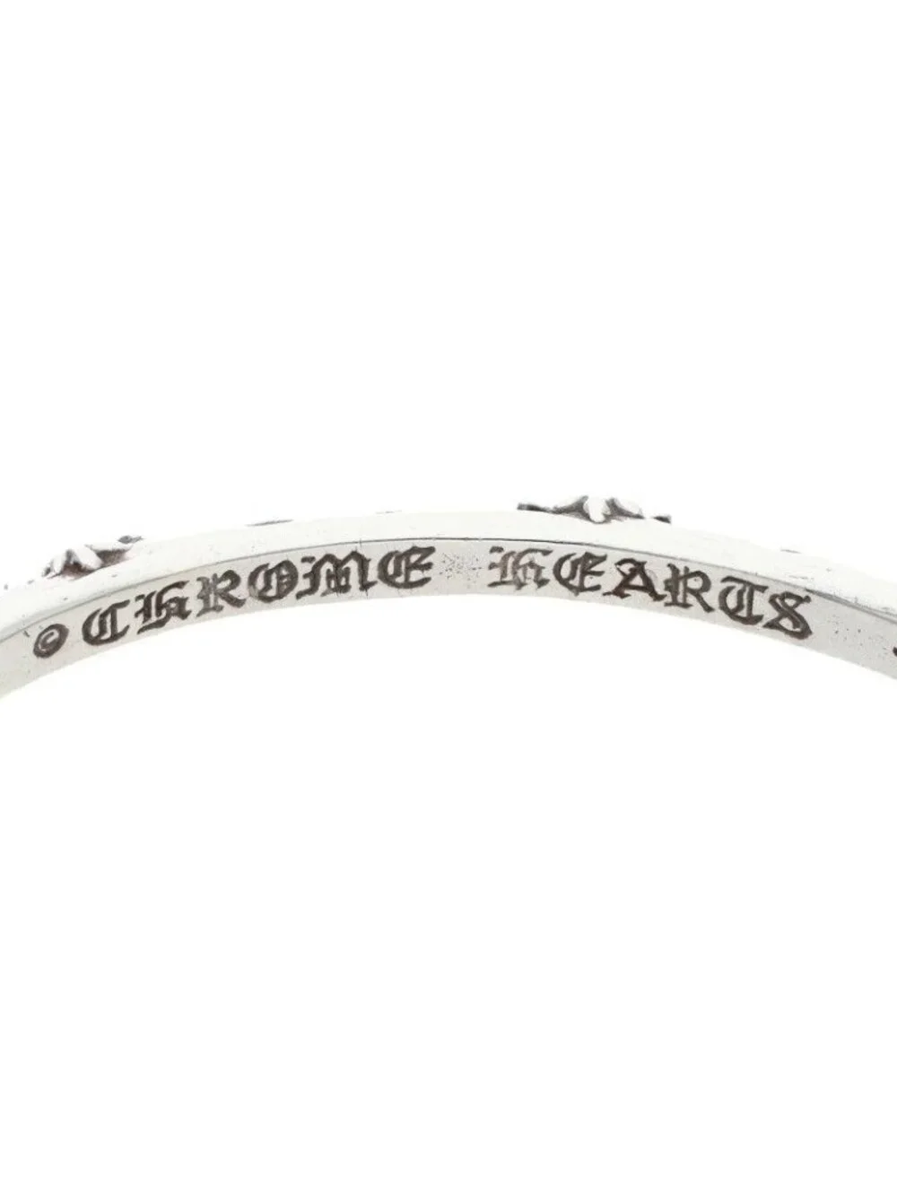Chrome Hearts Bangle Sbt Band Silver Bracelet